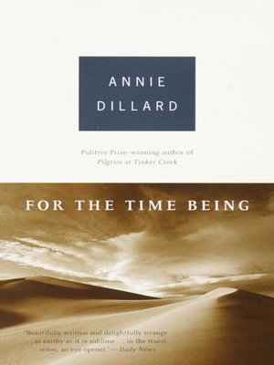 cover image of For the Time Being